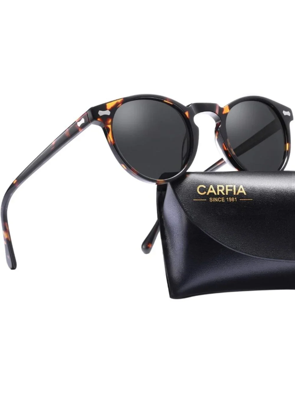Retro Polarized Sunglasses for Men | UV400 Protection, Shatterproof Lenses